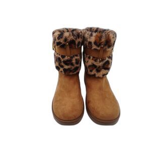 GBG Los Angeles Women's Aleya Faux Suede Cold Weather Ankle Boots Chic Size 7.5M